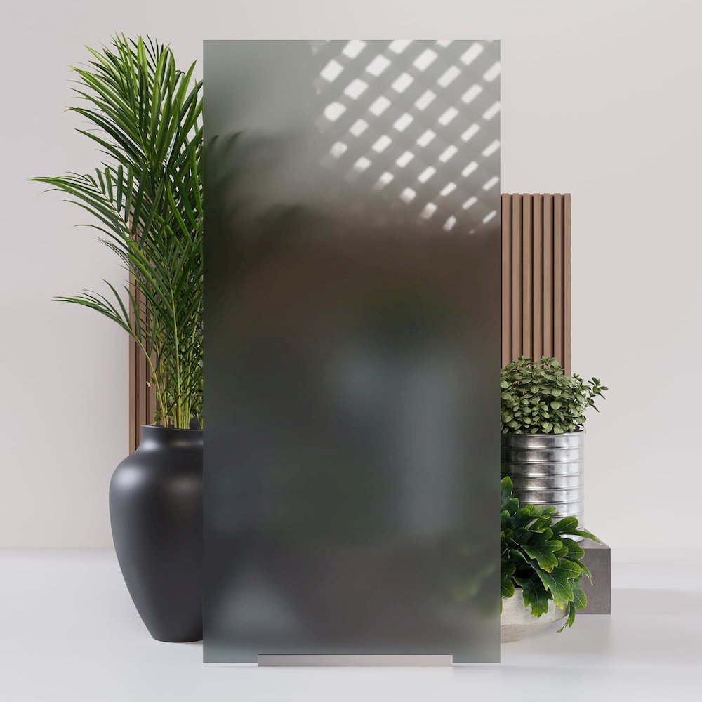4 Panel Glass Sliding Closet Door with Aluminum Frame. Picture 4