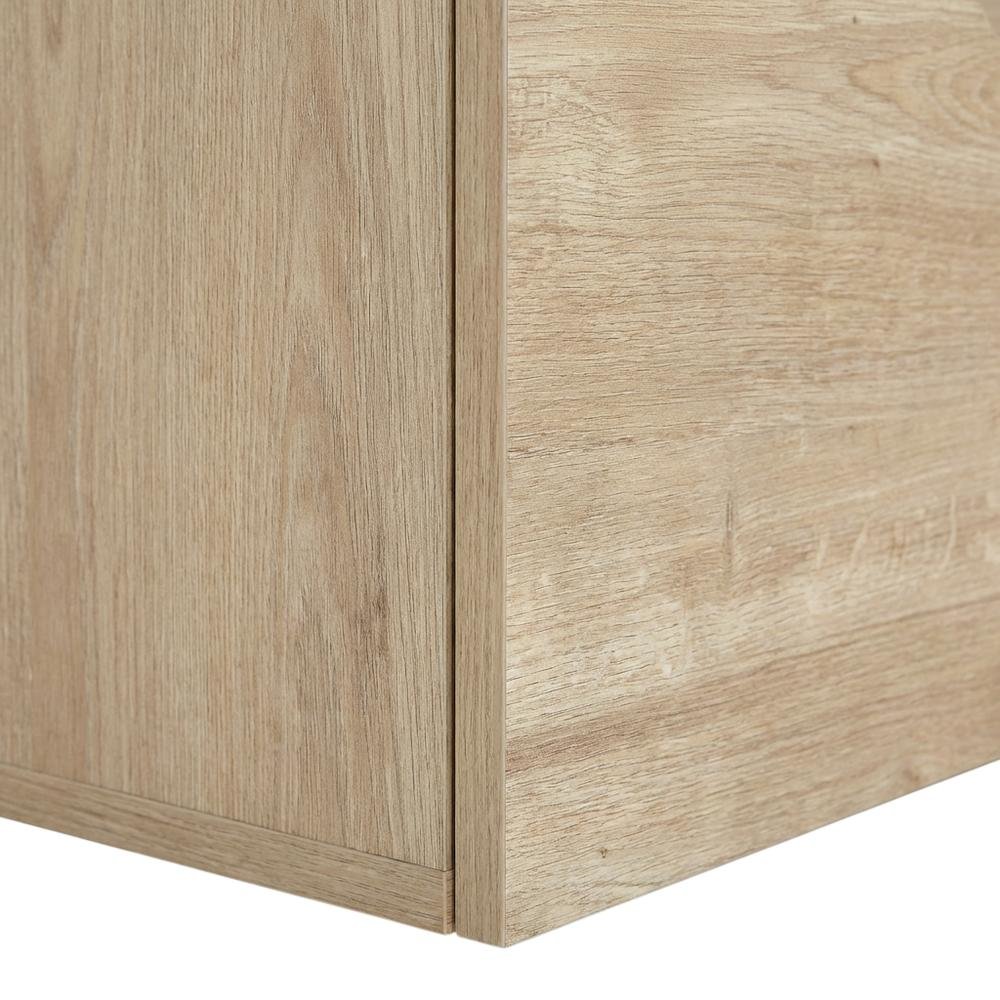 Beige Wall-Mounted TV Stand for Up to 80 Inch Televisions with Engineered Wood. Picture 6