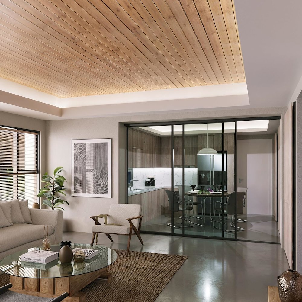 Glass Room Divider Panel and Partition Wall. Picture 3