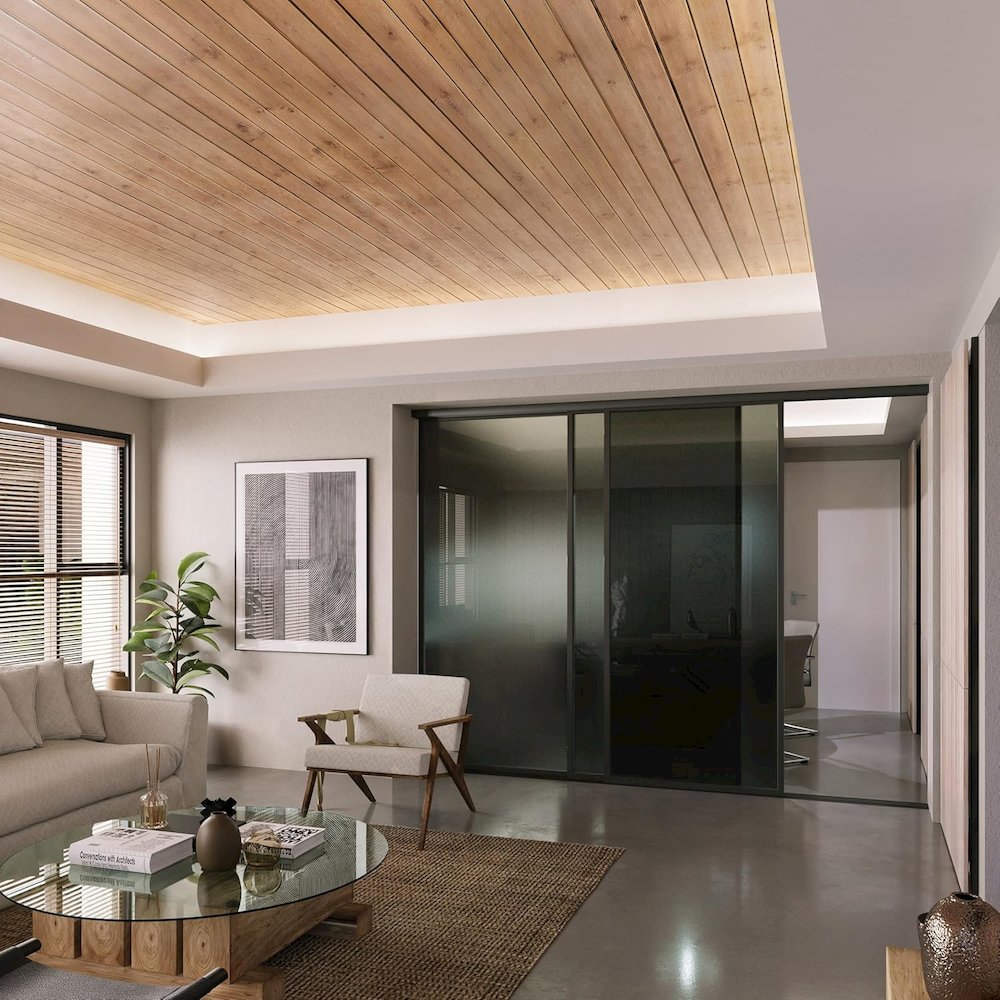 Glass Room Divider Panel and Partition Wall. Picture 3