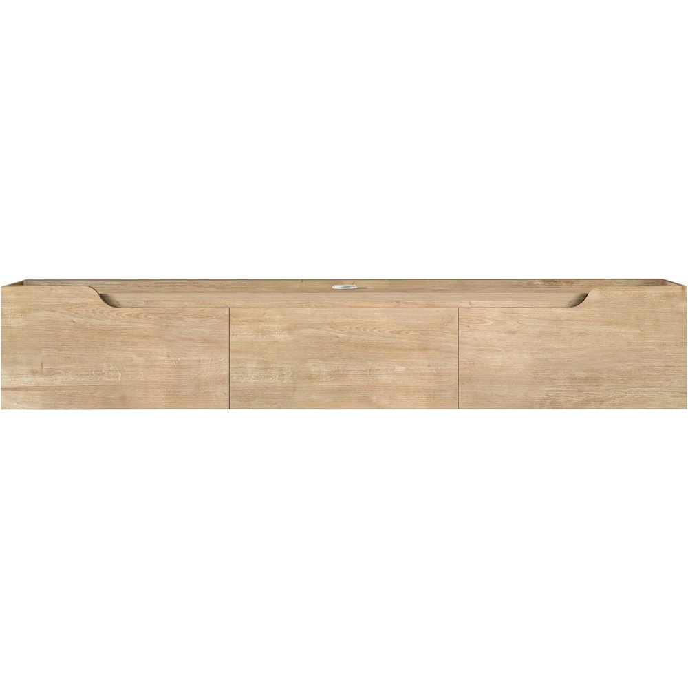 Floating TV Stand for 75 Inch TVs, Modern Entertainment Center. Picture 1