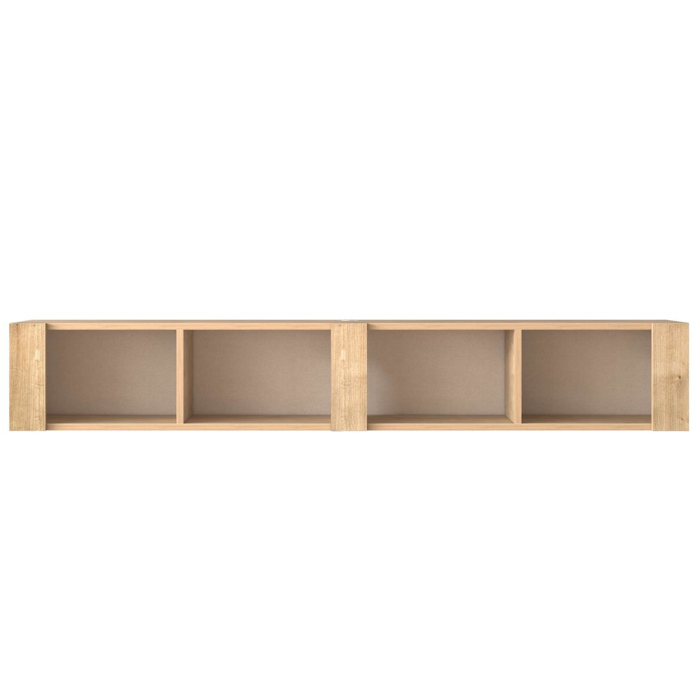 Floating TV Stand for 75 Inch TVs – Wall Mounted Entertainment Center. Picture 5
