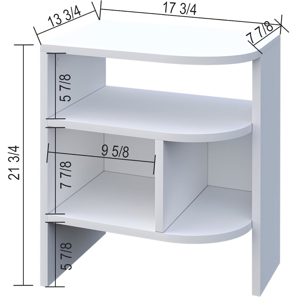 Room Decor NightStands Set of 2 - Elegant Nightstands. Picture 3