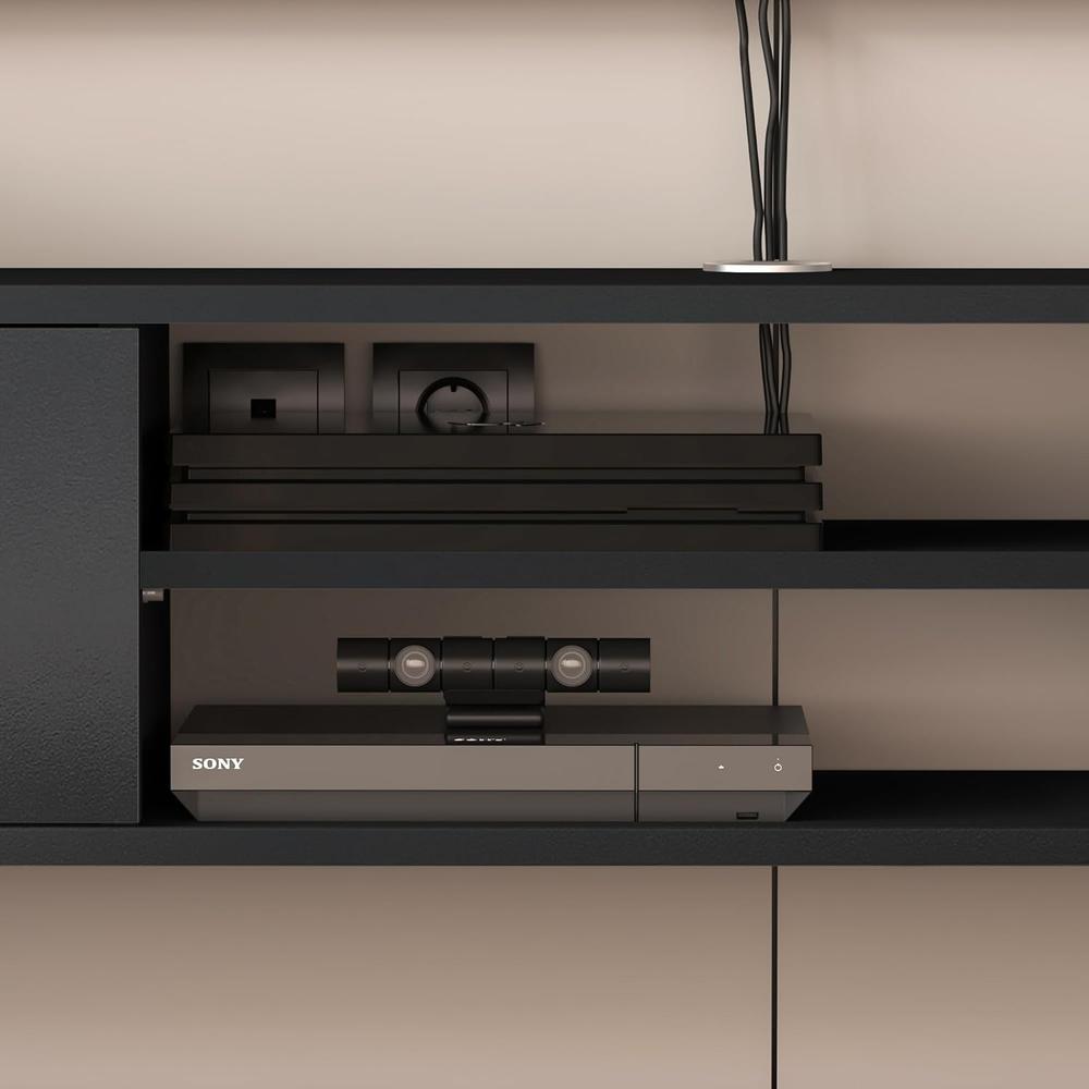 Atelier Mobili Floating TV Stand 70 Inch, Wall Mounted Entertainment Center. Picture 7