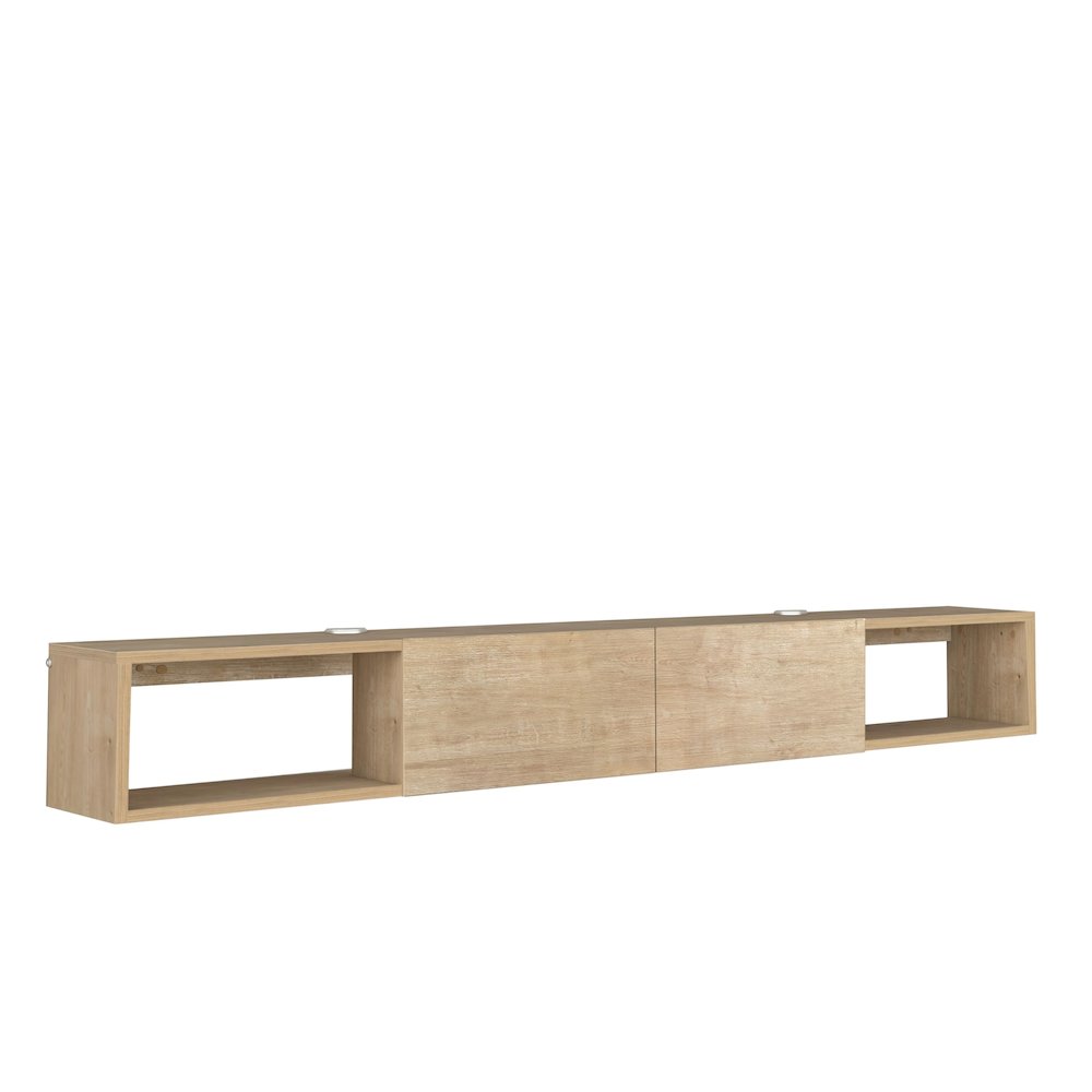 Floating TV Stand - Wall Mounted TV Stand for 75 Inch TV - Modern. Picture 1