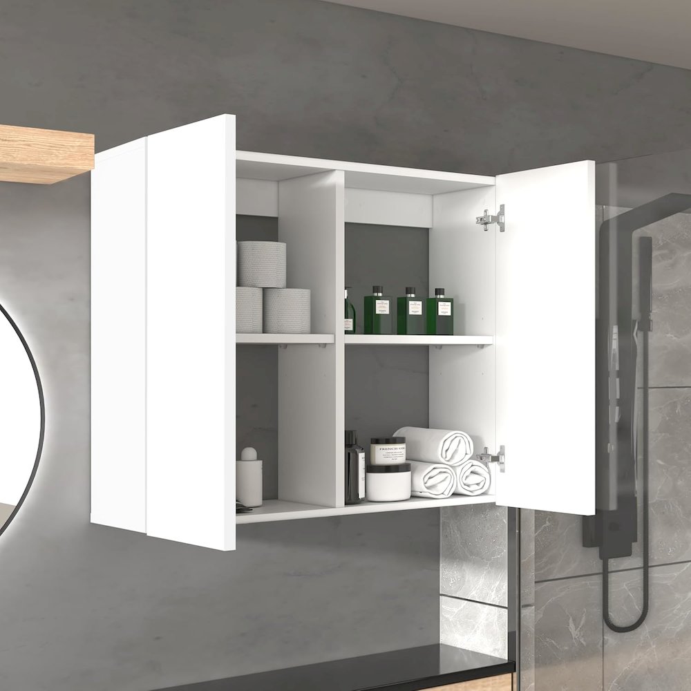 Storage Cabinet - Wall Mounted, Over The Toilet Storage Cabinet. Picture 5