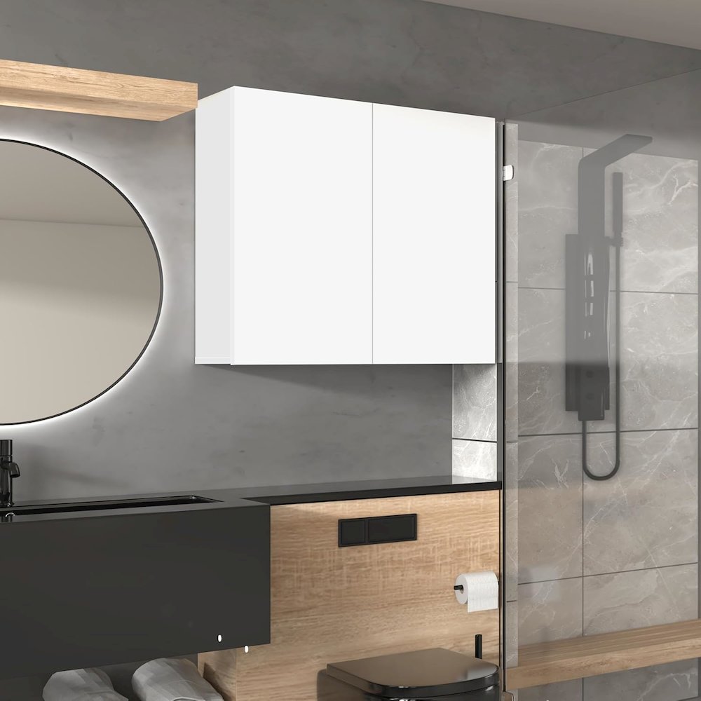 Storage Cabinet - Wall Mounted, Over The Toilet Storage Cabinet. Picture 3