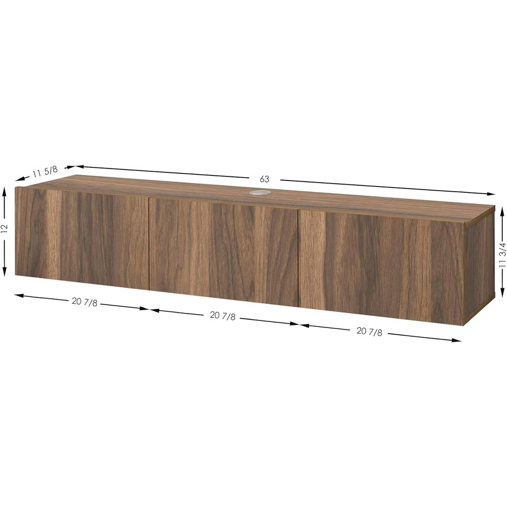 Atelier Mobili Floating TV Stand 65 inch, Floating TV Stand Wall Mounted. Picture 1