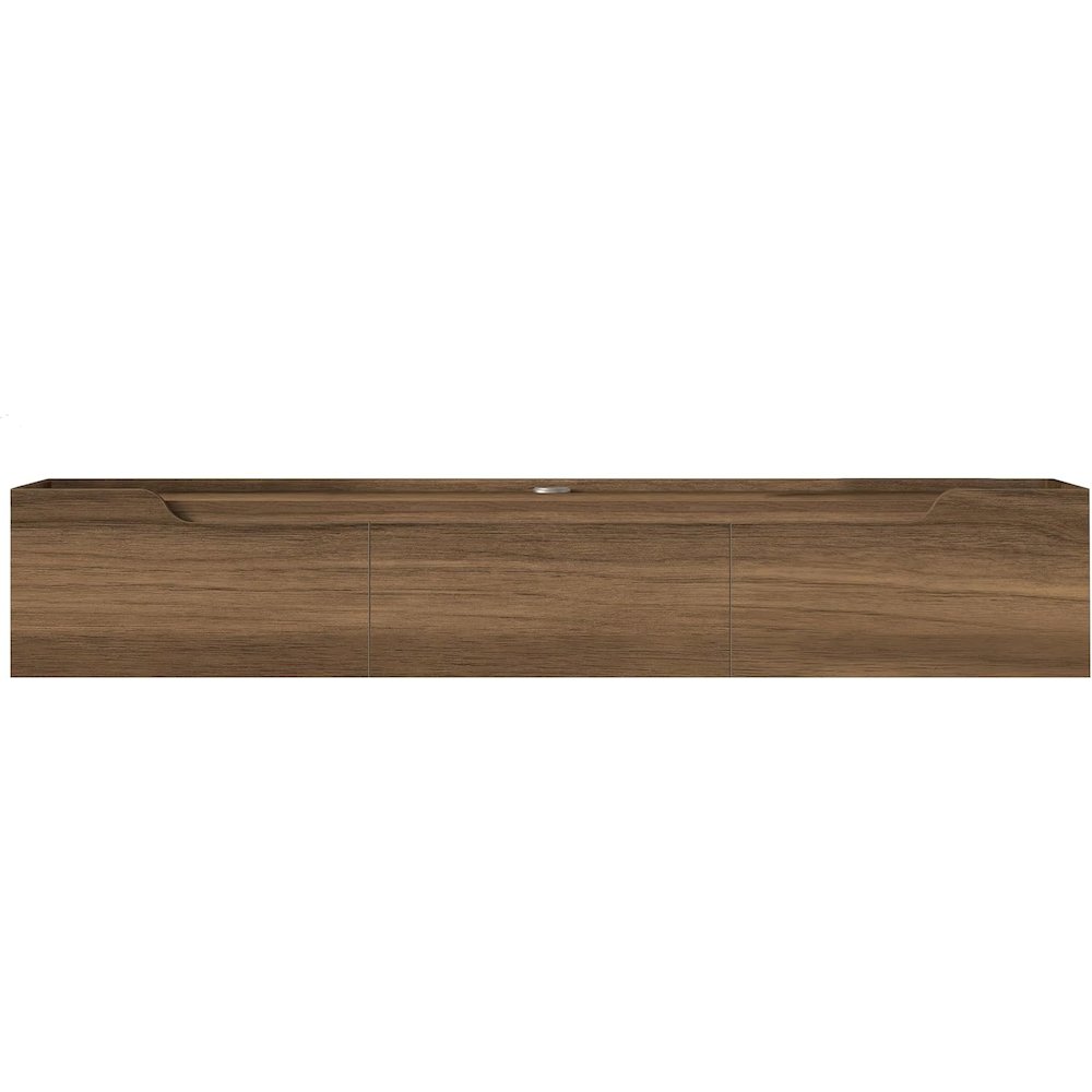 Floating TV Stand for Up to 80 Inch TVs – Wall Mounted Entertainment Center. Picture 1