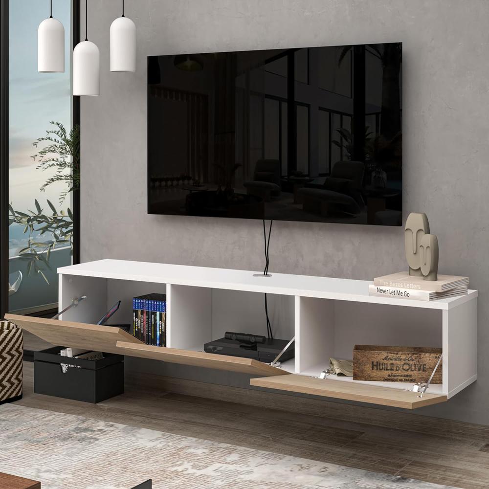 Atelier Mobili Floating TV Stand, TV Stand up to 75 inch TV. Picture 4