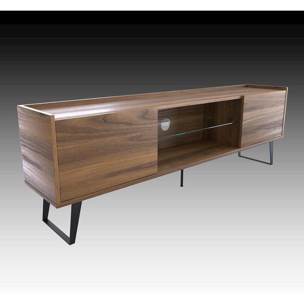 Modern TV Stand for 65-75-80 Inch TVs, Farmhouse Entertainment Center. Picture 1