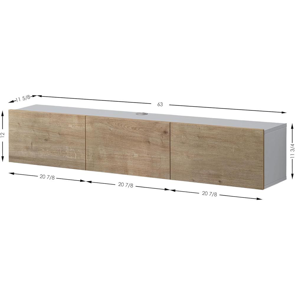 Atelier Mobili Floating TV Stand, TV Stand up to 75 inch TV. Picture 7