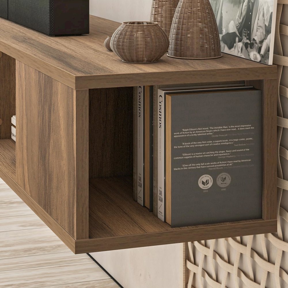 Modern Floating TV Stand 70 inch, Wall Mounted Entertainment Center. Picture 3
