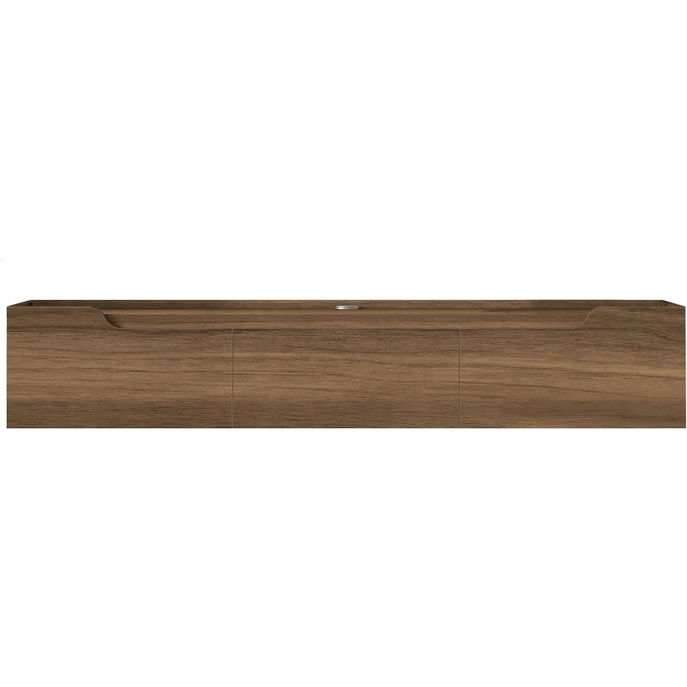 Floating TV Stand for 75 Inch TVs, Modern Entertainment Center. Picture 1