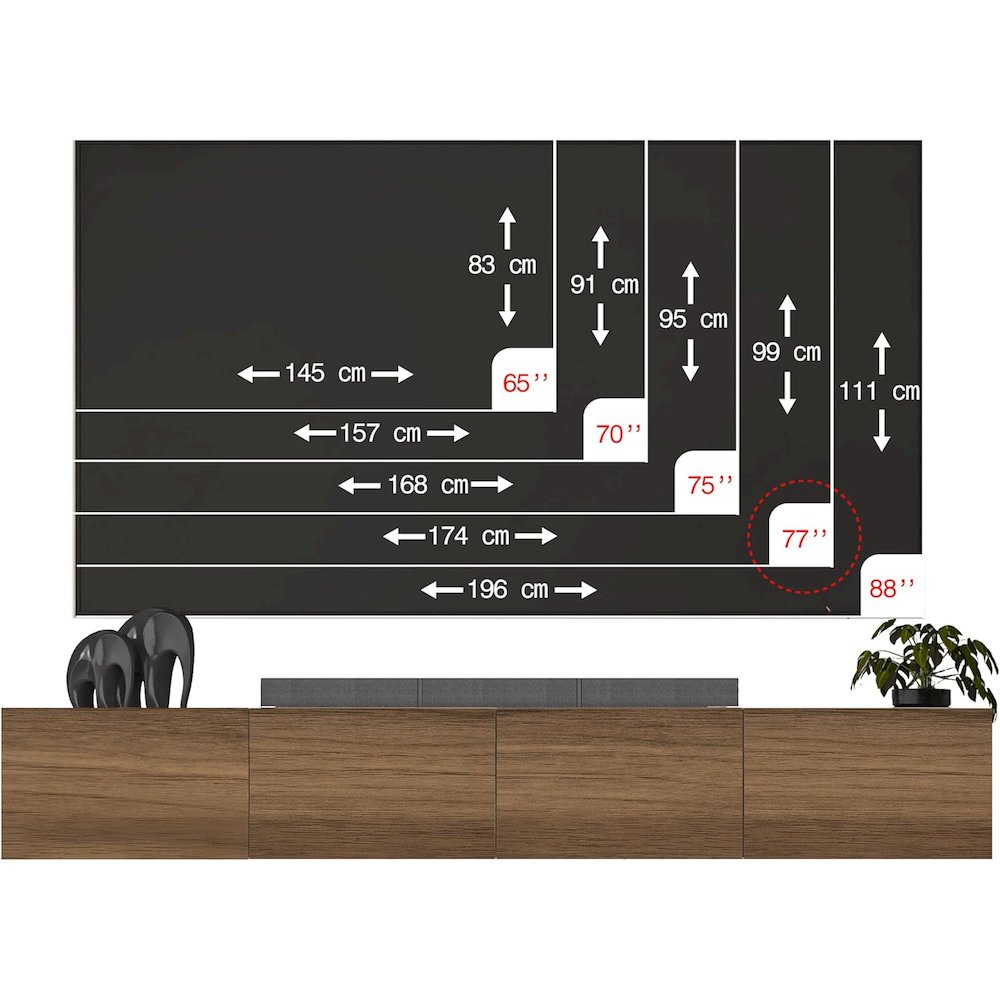Floating TV Stand - Wall Mounted TV Stand for 75 Inch TV - Floating TV Shelf. Picture 6
