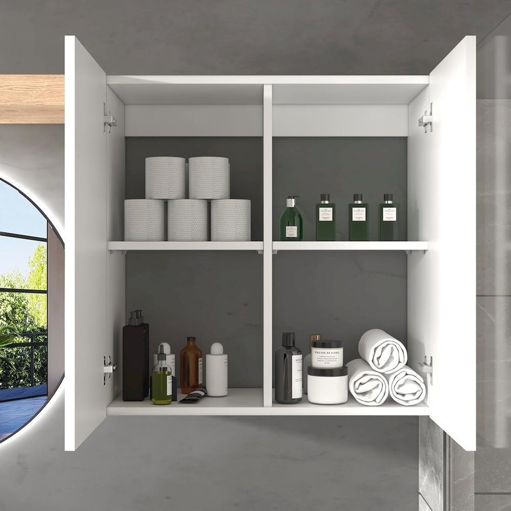 Storage Cabinet - Wall Mounted, Over The Toilet Storage Cabinet. Picture 4
