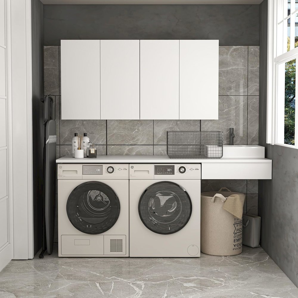 Storage Cabinet - Wall Mounted, Over The Toilet Storage Cabinet. Picture 6