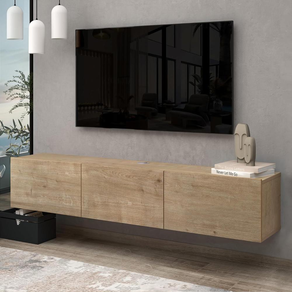 Atelier Mobili Floating TV Stand, TV Stand up to 75 inch TV. Picture 2