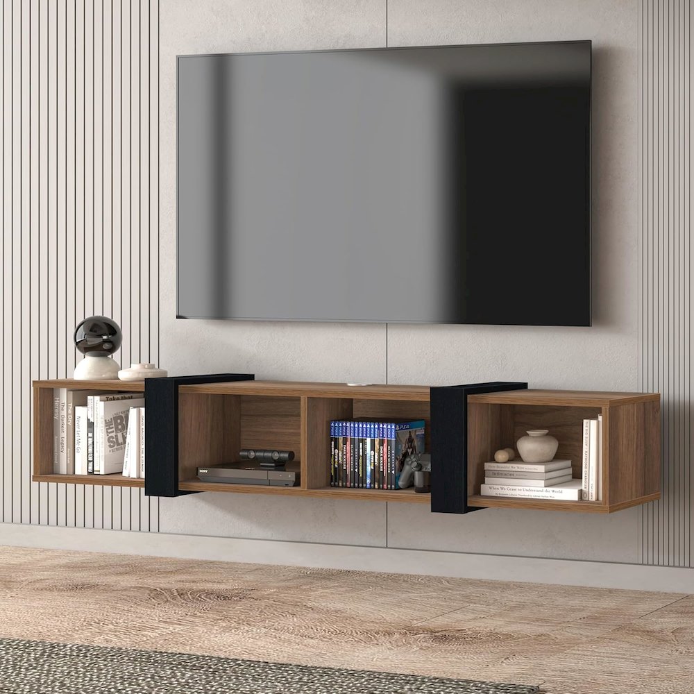 Floating TV Stand, floating TV Stand 75 inch TV, Floating TV Stand Wall Mounted. Picture 1