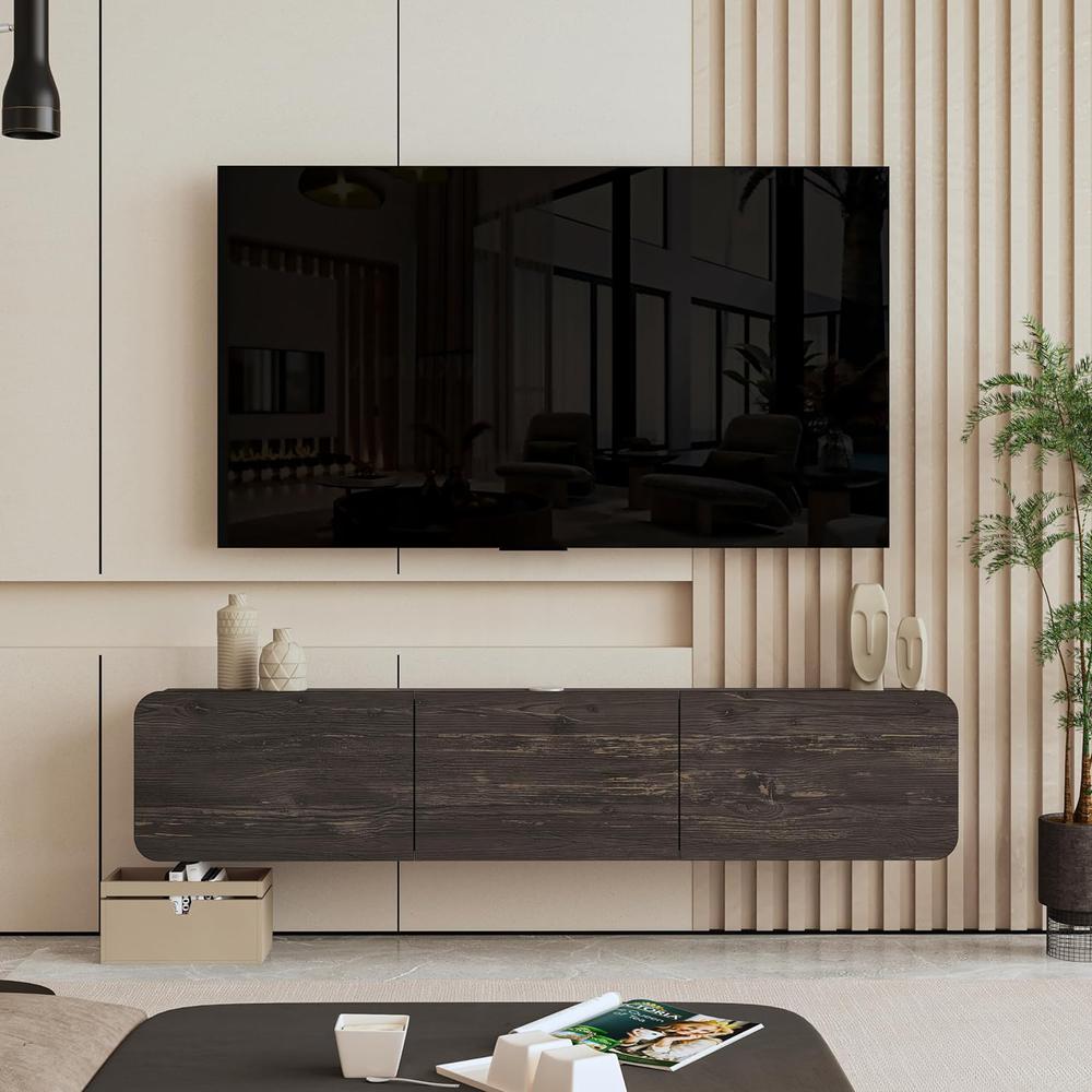 Floating TV Stand 65 inch for up to 80 inch TV. Picture 3