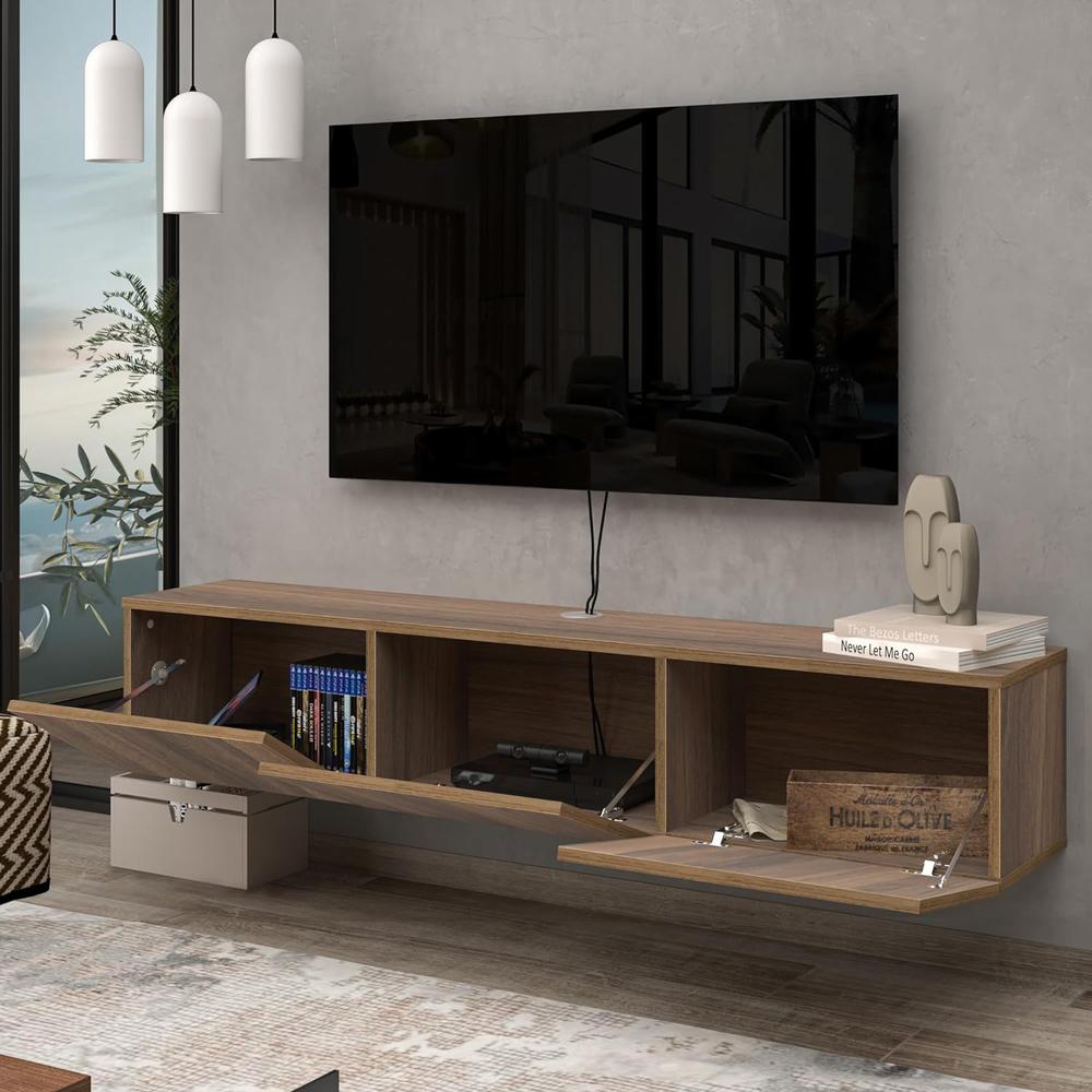 Atelier Mobili Floating TV Stand 65 inch, Floating TV Stand Wall Mounted. Picture 4