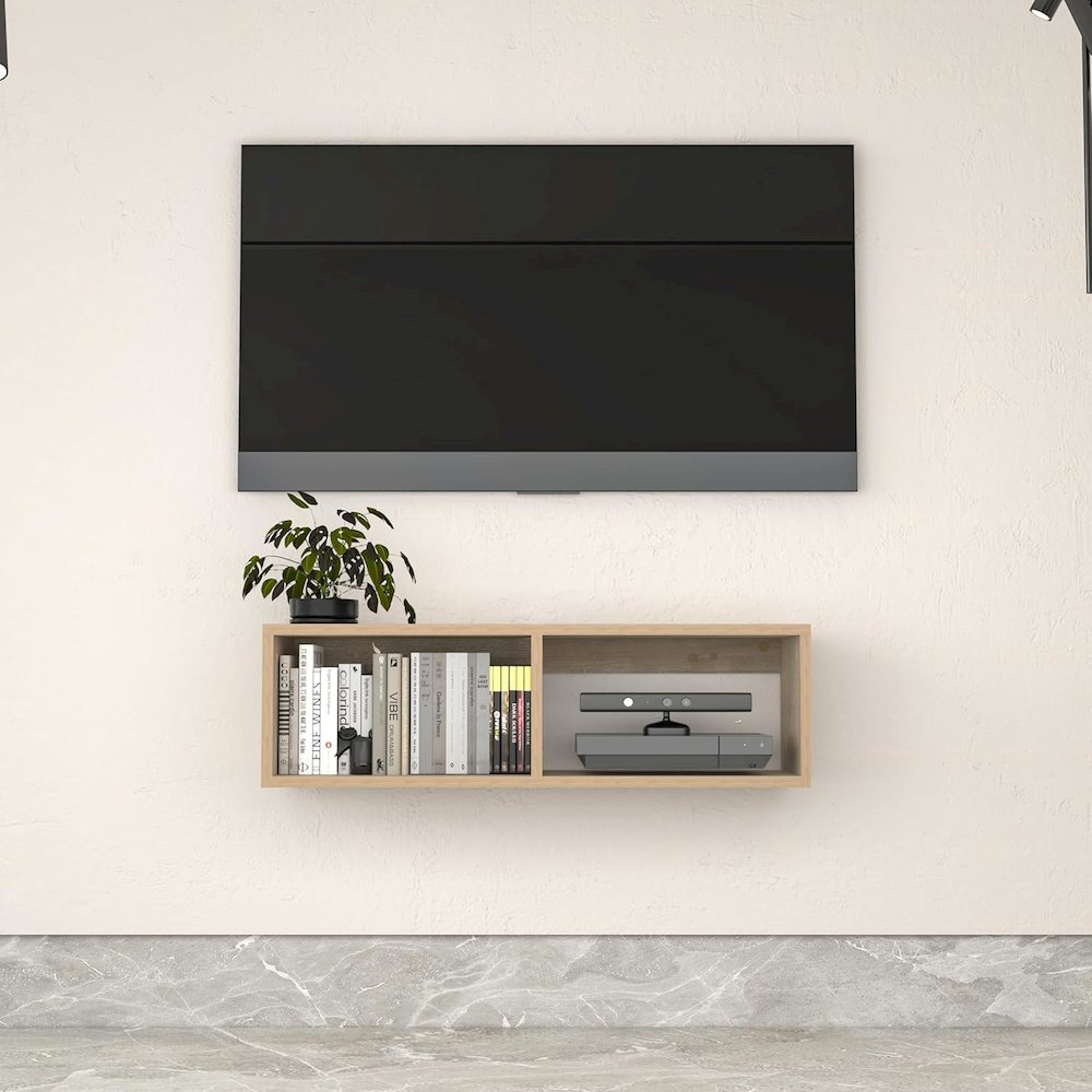 Floating TV Stand & Floating Entertainment Center (36 Inch, 2 Shelf). Picture 3