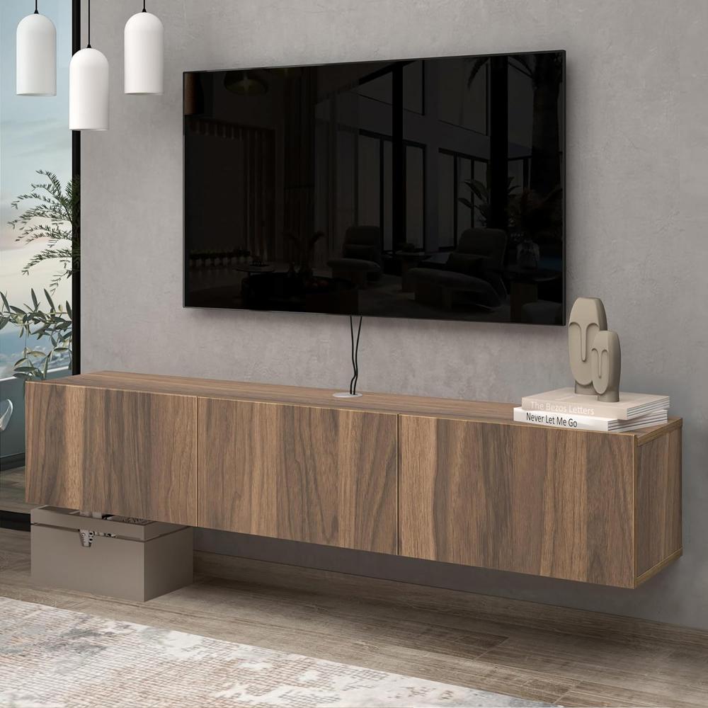 Atelier Mobili Floating TV Stand 65 inch, Floating TV Stand Wall Mounted. Picture 2