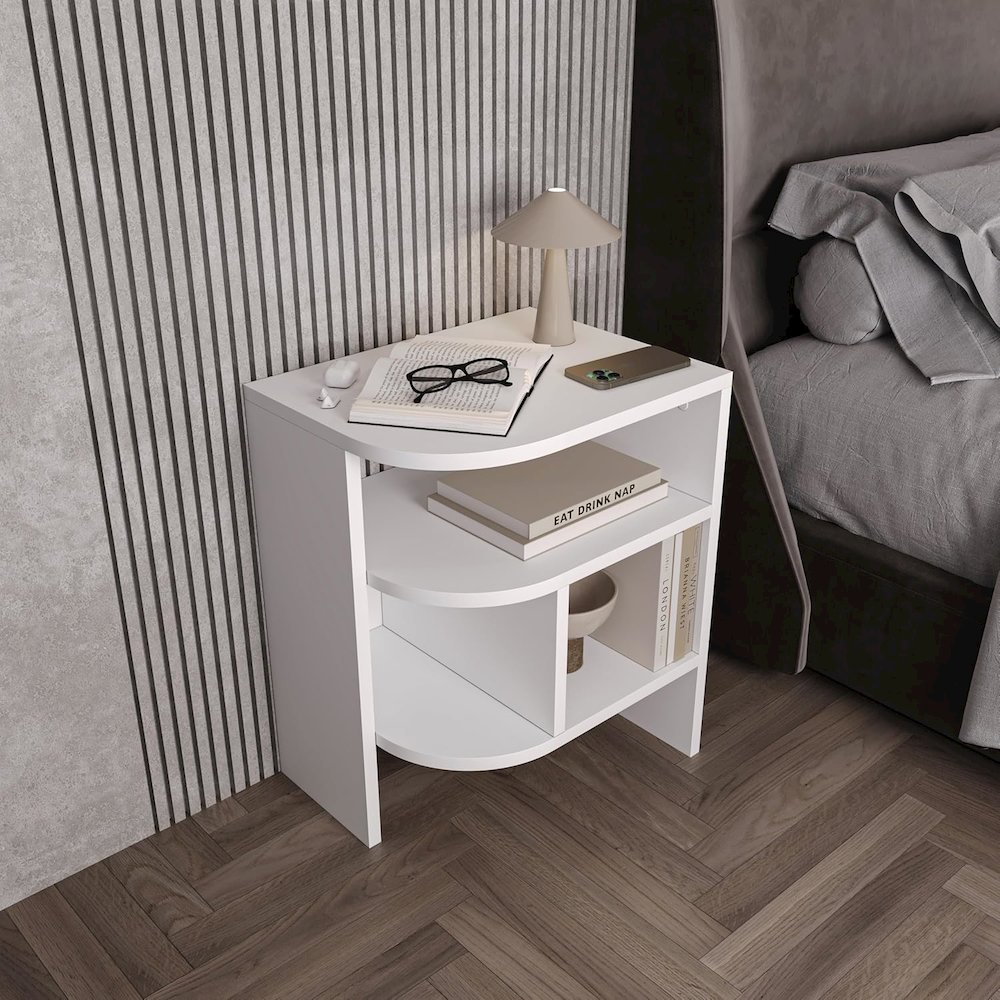 Room Decor NightStands Set of 2 - Elegant Nightstands. Picture 5