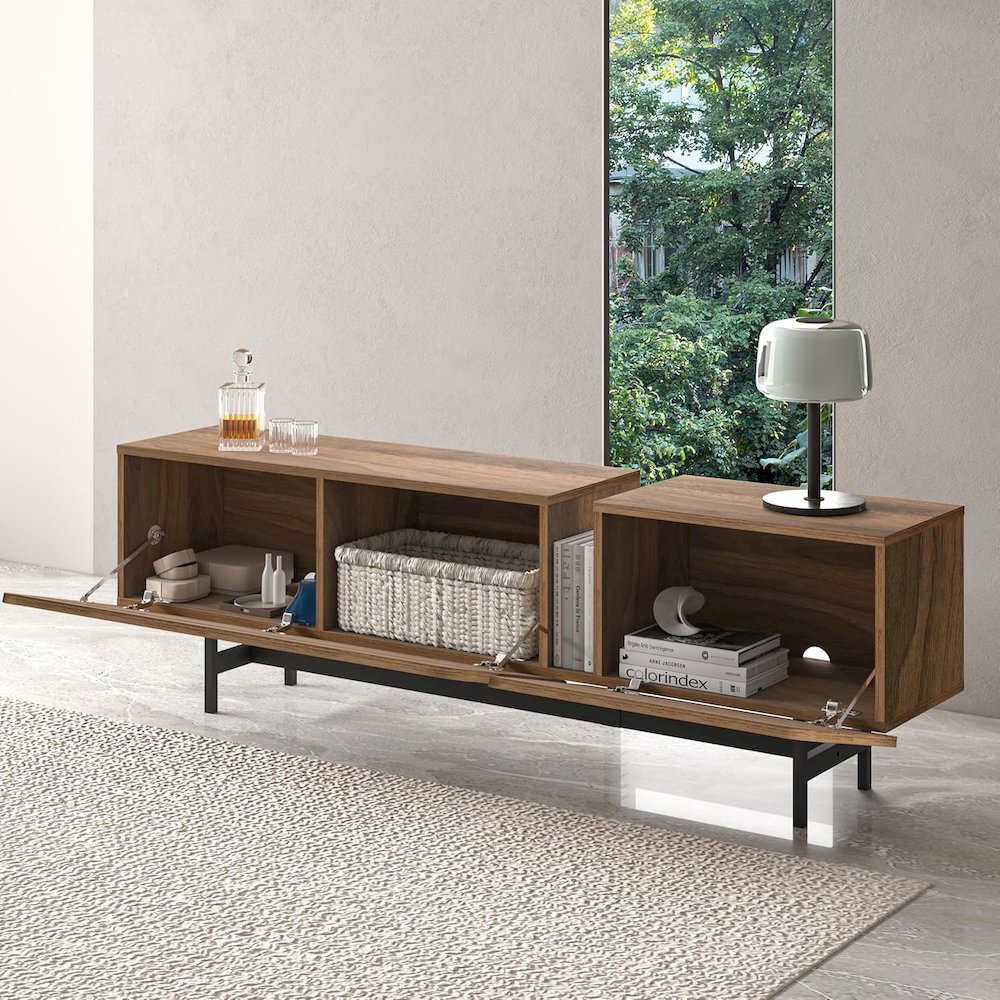 Tamesis Modern TV Stand – 72 Inch Media Console for 75-Inch TVs. Picture 5