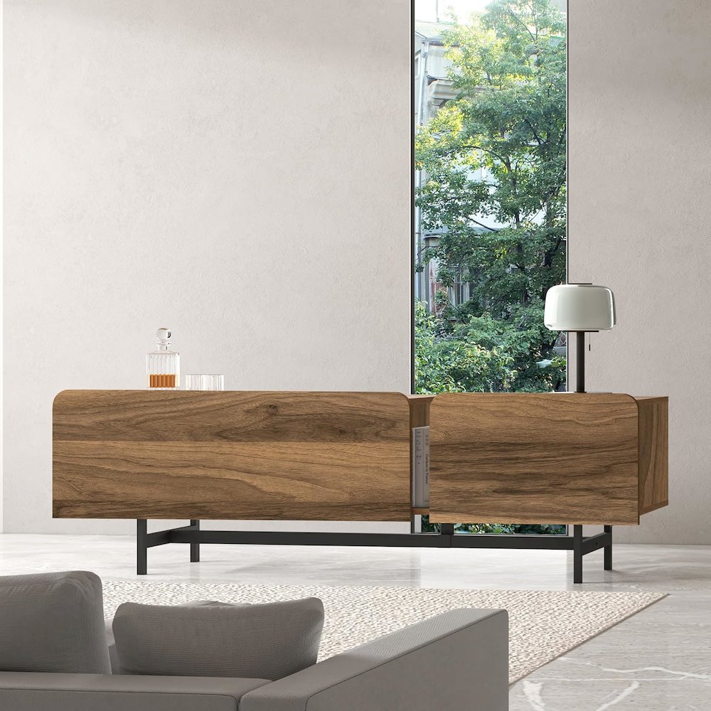Tamesis Modern TV Stand – 72 Inch Media Console for 75-Inch TVs. Picture 4