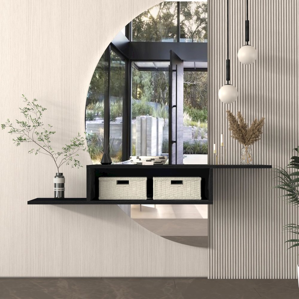 Floating TV Stand for Up to 65 Inch TVs – Wall Mounted Floating Shelf. Picture 3