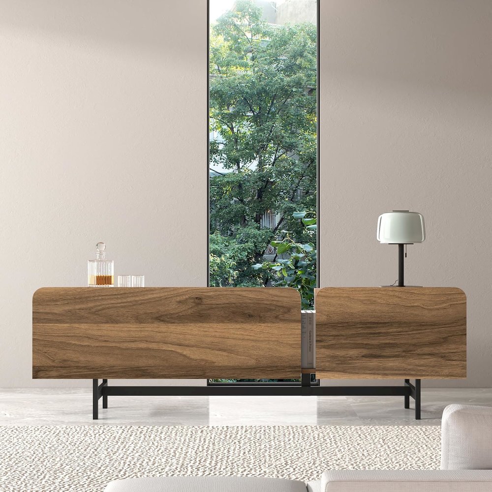 Tamesis Modern TV Stand – 72 Inch Media Console for 75-Inch TVs. Picture 3