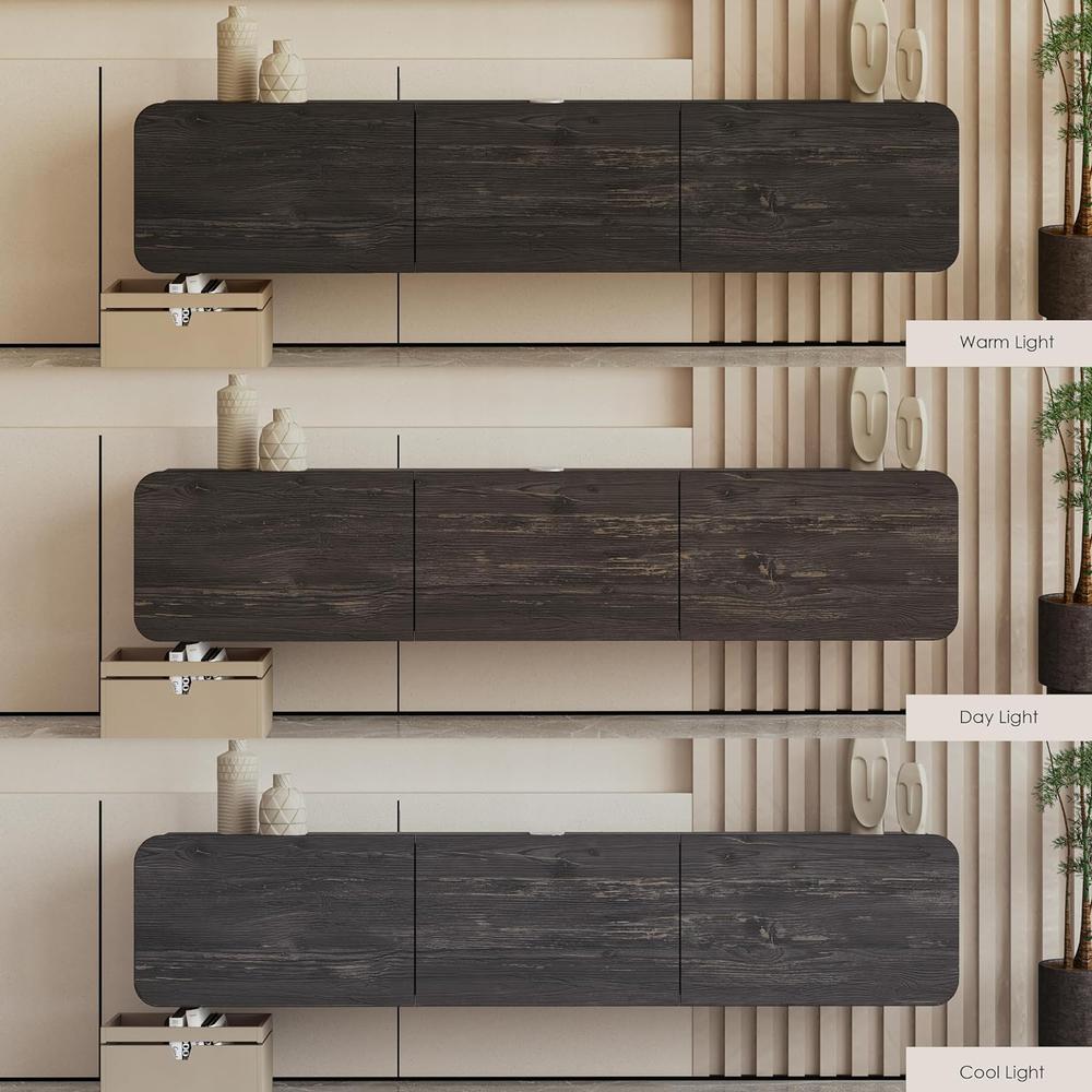 Floating TV Stand 65 inch for up to 80 inch TV. Picture 8