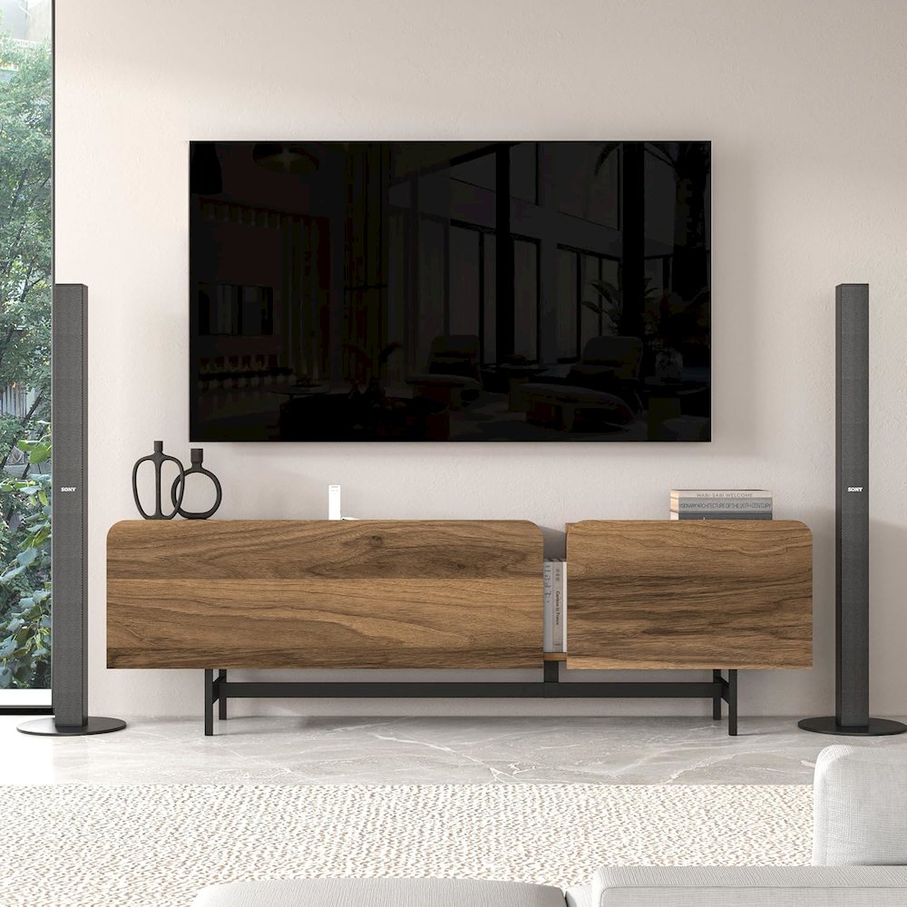 Tamesis Modern TV Stand – 72 Inch Media Console for 75-Inch TVs. Picture 6