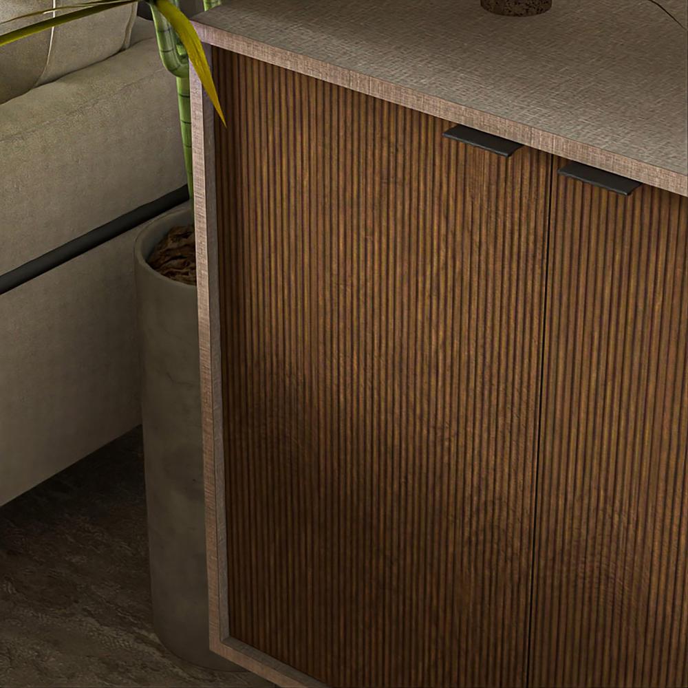 Sideboard, Storage Cabinet (2 Door, Cotton & Wood). Picture 5