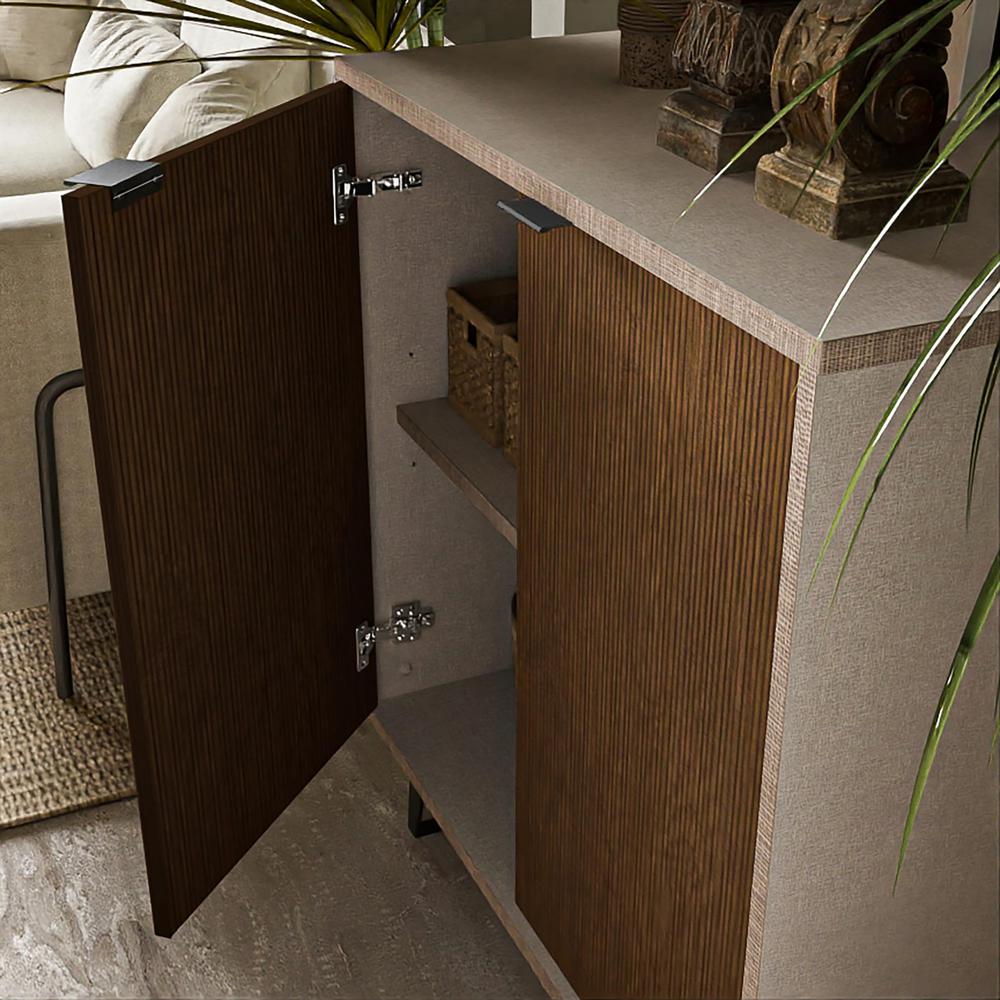 Sideboard, Storage Cabinet (2 Door, Cotton & Wood). Picture 6