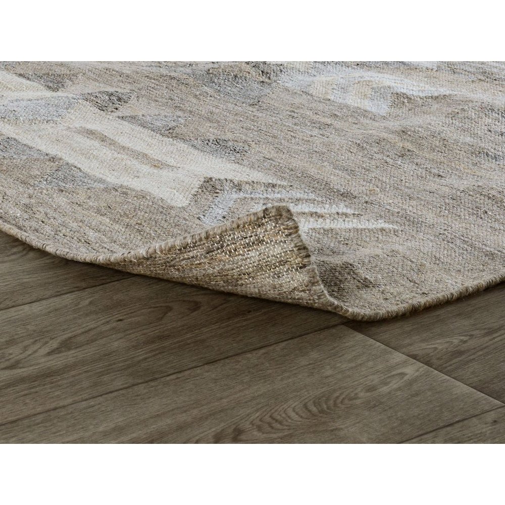 Alpena 8x10 Indoor Outdoor Handwoven Gray Multi Area Rug by Kosas Home. Picture 3