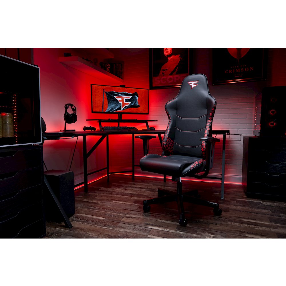 Racing Style High Back PC Computer Desk Office Chair - FaZe. Picture 6
