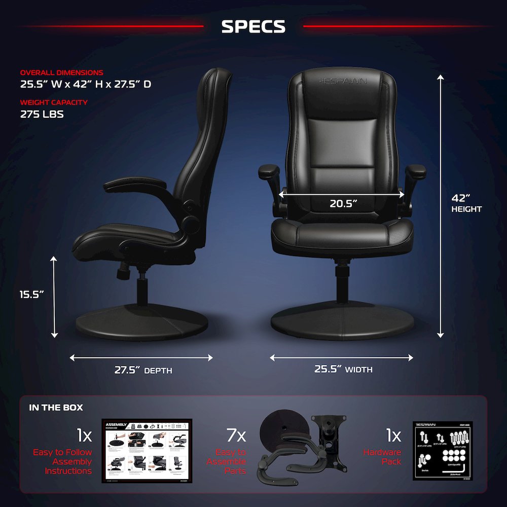 800 Gaming Chair Floor, Swivel  Rocker Gaming Chair, High Back. Picture 2