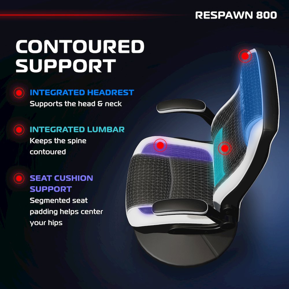800 Gaming Chair Floor, Swivel  Rocker Gaming Chair, High Back. Picture 6