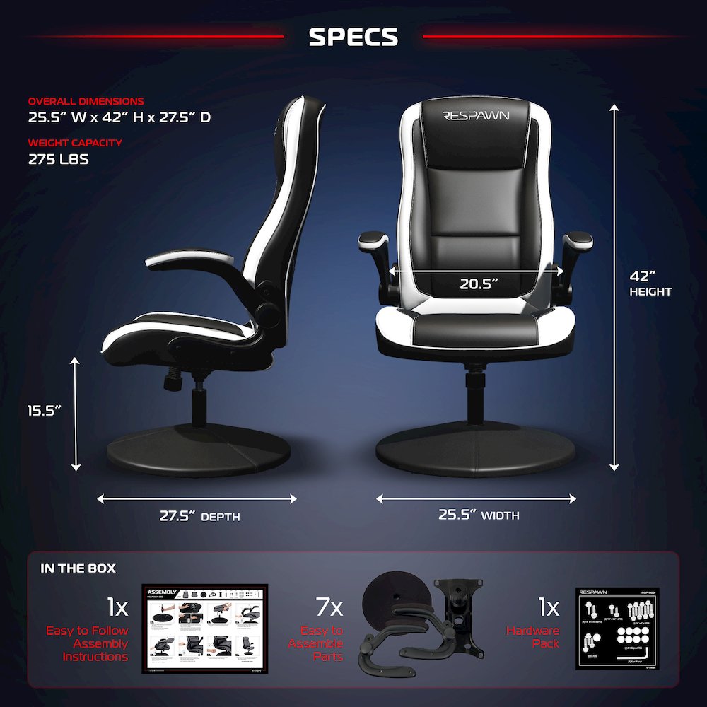 800 Gaming Chair Floor, Swivel  Rocker Gaming Chair, High Back. Picture 2