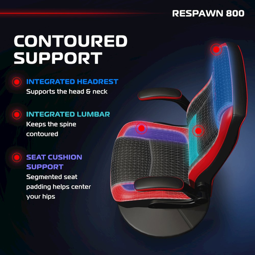 800 Gaming Chair Floor, Swivel  Rocker Gaming Chair, High Back. Picture 6