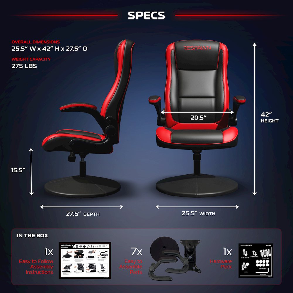 800 Gaming Chair Floor, Swivel  Rocker Gaming Chair, High Back. Picture 2
