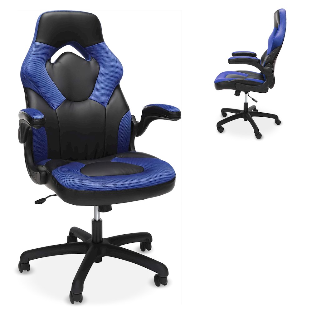 Office Chairs Adjustable Tilt Tension & Tilt Lock - Blue. Picture 1