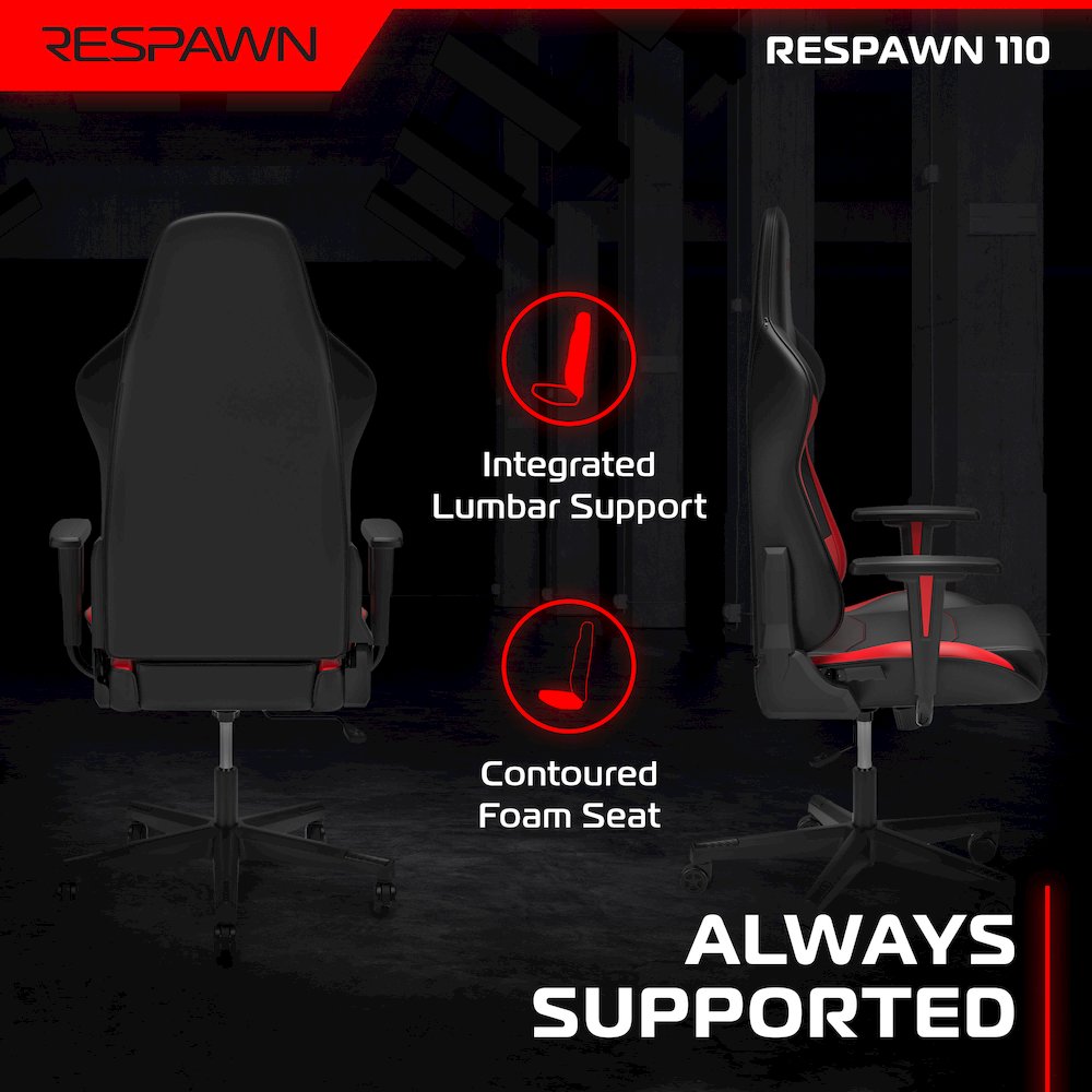 Racing Style High Back PC Computer Desk Office Chair - Red. Picture 6