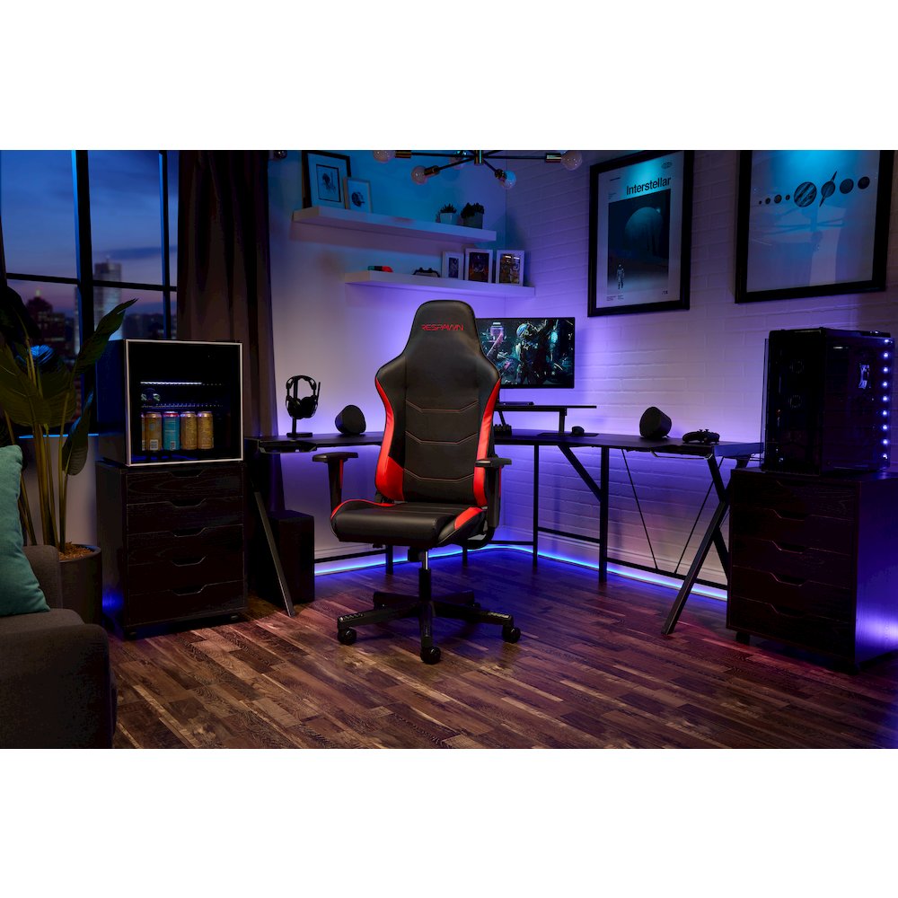 Racing Style High Back PC Computer Desk Office Chair - Red. Picture 6