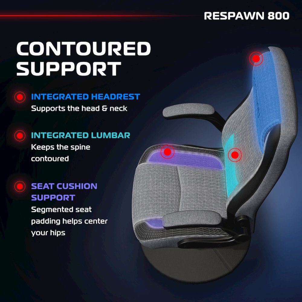 800 Gaming Chair Floor, Swivel  Rocker Gaming Chair, High Back. Picture 6