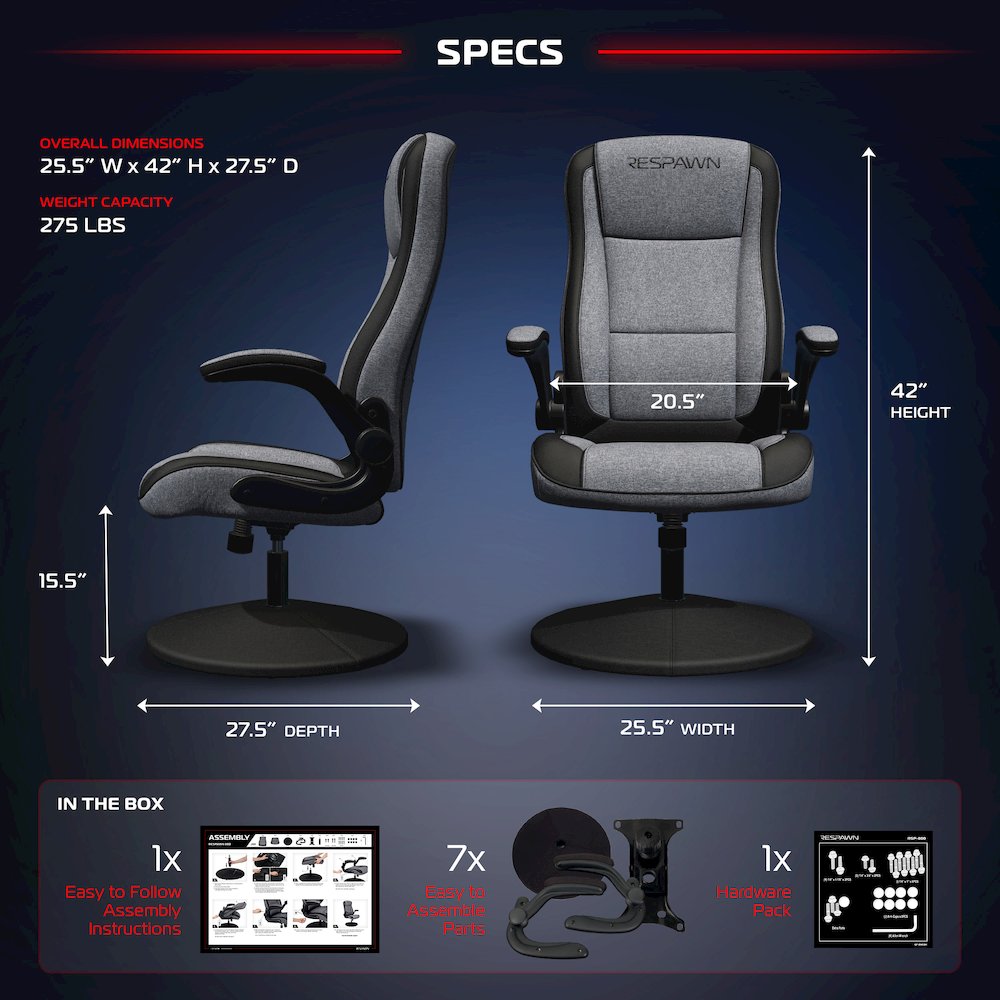 800 Gaming Chair Floor, Swivel  Rocker Gaming Chair, High Back. Picture 2