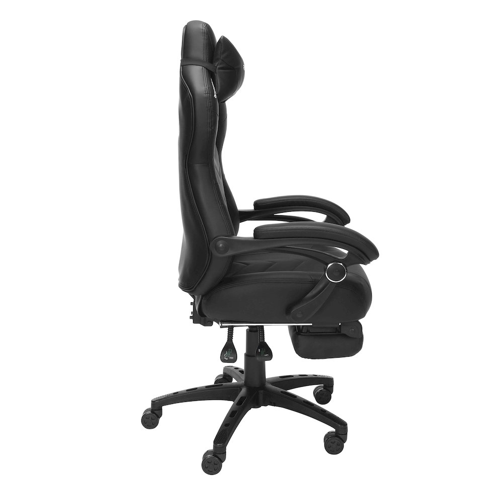 Gaming Chairs For Adults With Headrest Pillow - Black. Picture 3