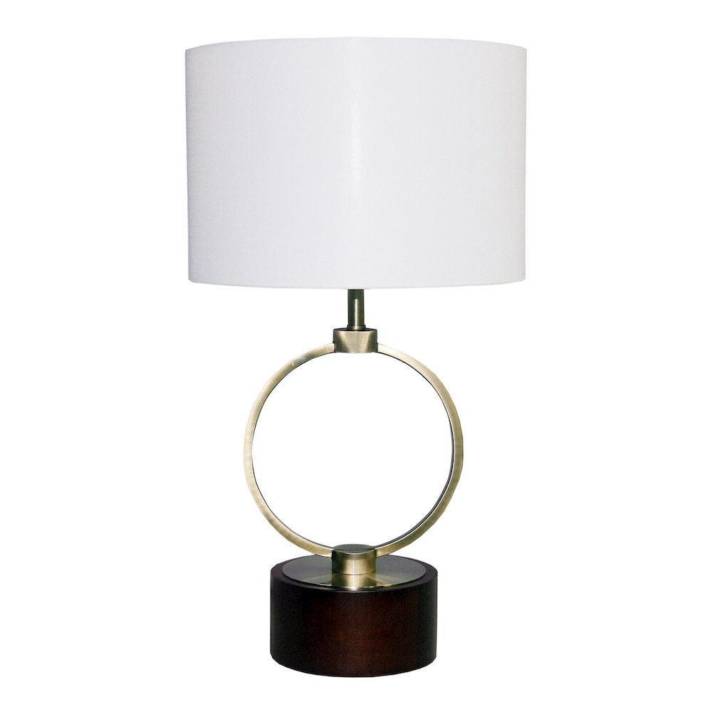 Grid Metal Circular Table Lamp. Picture 2